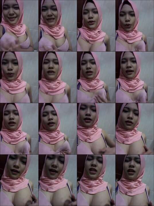 Video Jilbab Pink Pamer Susu