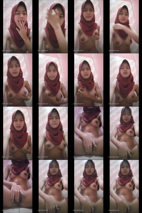 Video Melly Hijab Cantik Sange Dikamar Mandi 2